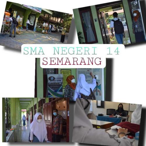 Dokumentasi Pembelajaran Tatap Muka Terbatas 30% SMA Negeri 14 Semarang
